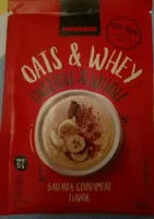 Instant Whole Oats and Whey. Banana-Cinnamon Flavour