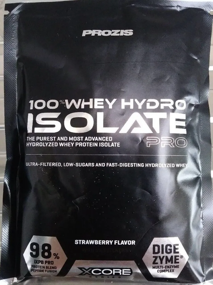 100 %  whey hydro isolate strawberry