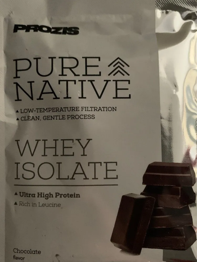 Pure Native Whey Isolate Chocolate