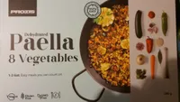 Deshydrated paella 8 Vegetables
