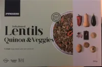 Lentilles quinoa et legumes