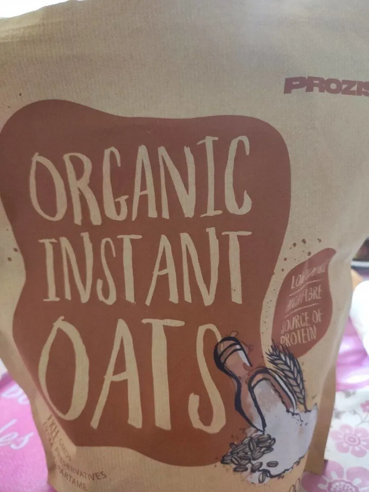 Organic instant oats