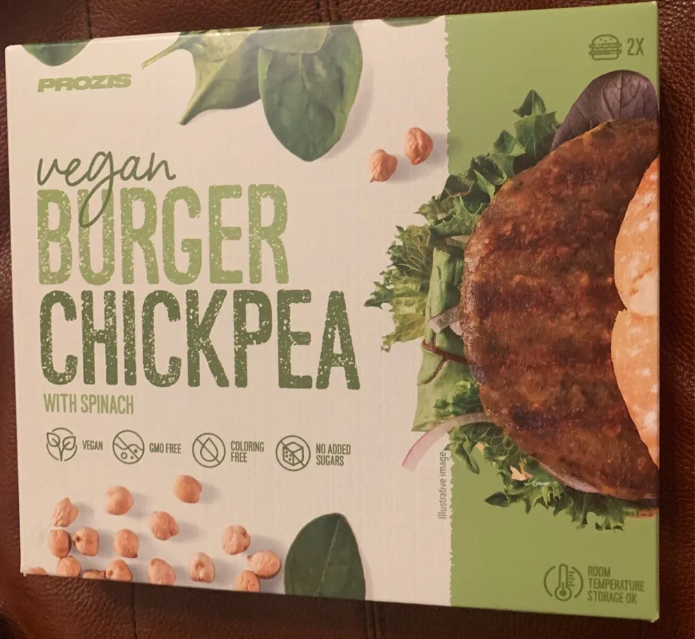 Burger chickpea