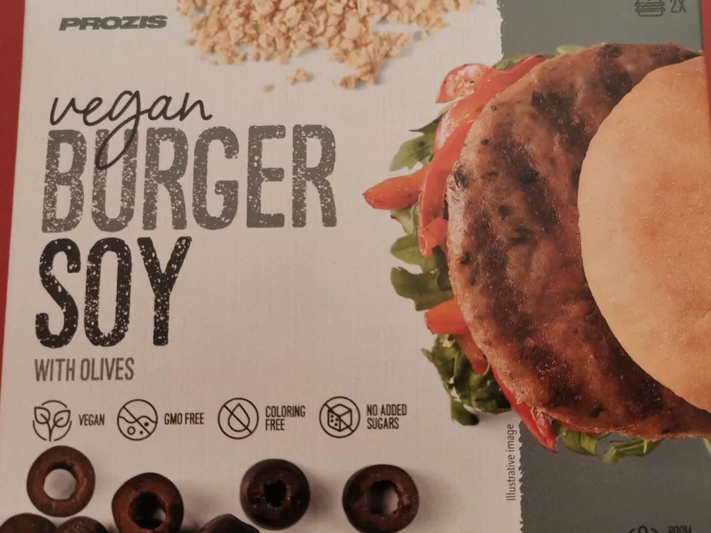 Vegan Burger Soy with Olives