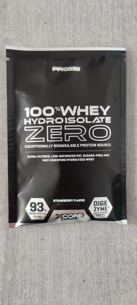 100% Whey Hydro Isolate Zero Strawberry Flavor
