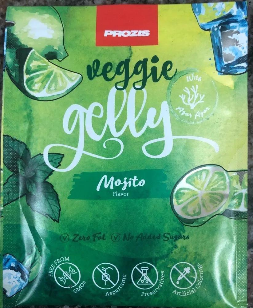 Veggie Gelly- agar agar- sabor mojito