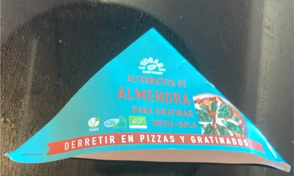 Alternativa de almendra para gratinar