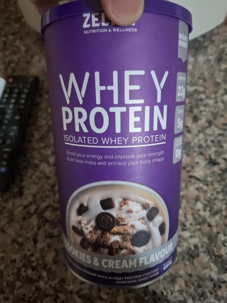 Whey Protein Cookies And Cream Flavour