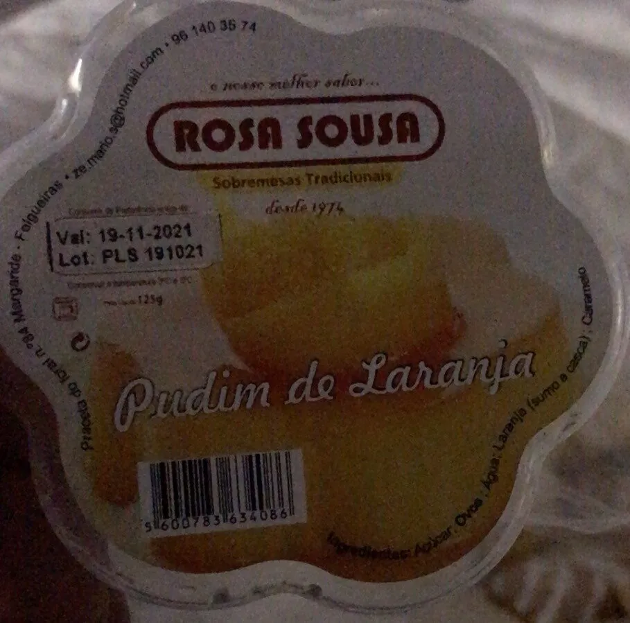 Pudim de laranja