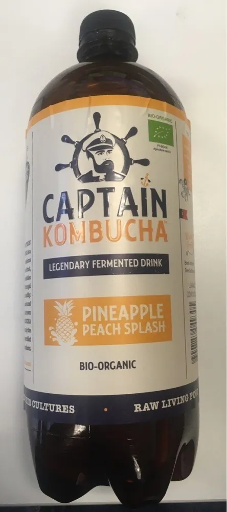 Captain Kombucha Pineapple peach