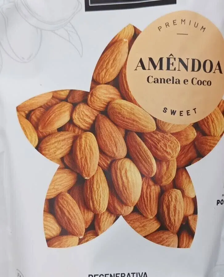 Amêndoa canela e coco