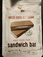 Freeze Dried Vegan Vanilla Ice Cream Sandwich