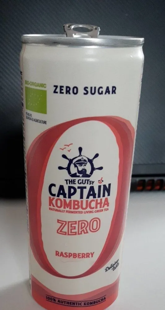 Captain kombucha zero raspberry