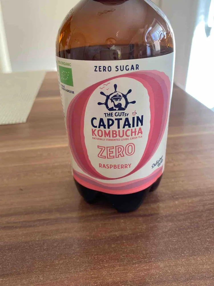 Captain Kombucha Zero Raspberry