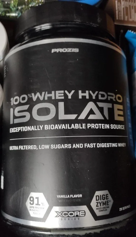 100% Whey Hydro Isolate SS 900 g Vanille