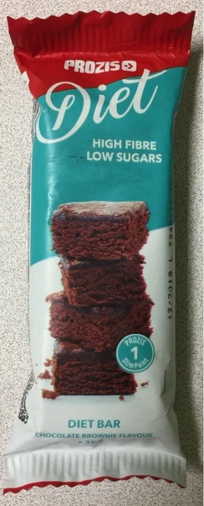 Prozis Diet,Schokolade, Chocolat-Brownie, 35g
