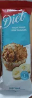 Diet bar banane muffin