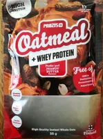 Oatmeal + whey peanut butter