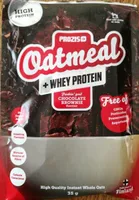 Oatmeal + whey chocolate brownie