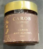 Carob and almond spread