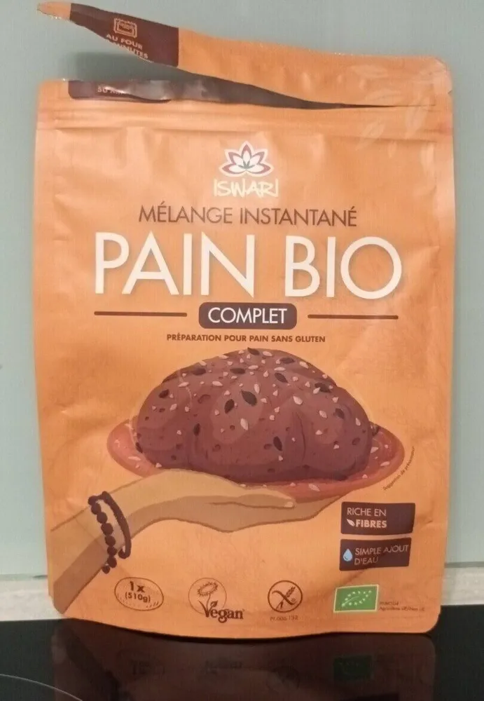 Mélange instantané pain bio complet