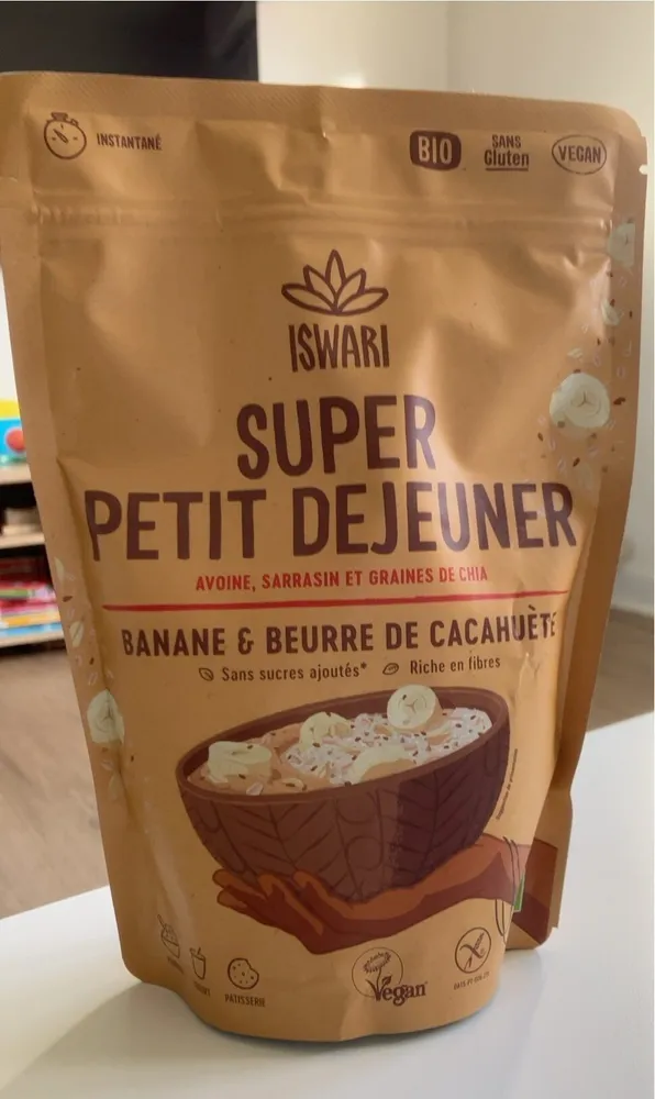 Super petit déjeuner banane et beurre de cacahuète