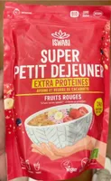 Super Petit Déjeuner Extra Protéines Avoine et beurre de cacahuète Fruits rouges