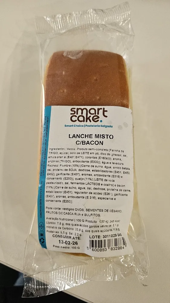 Lanche Misto Com Bacon