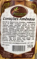 Naturali Corações Amêndoa