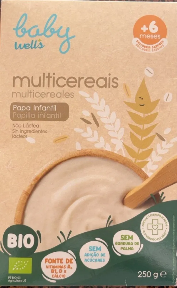 Papa Infantil multicereais