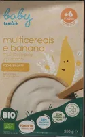 Papa Infantil multicereais e banana