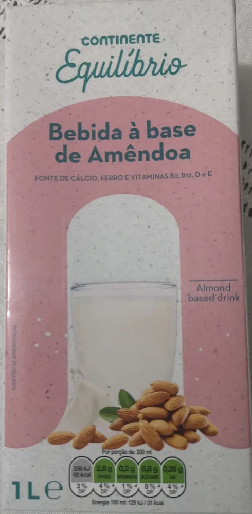 Bebida à base de Amêndoa