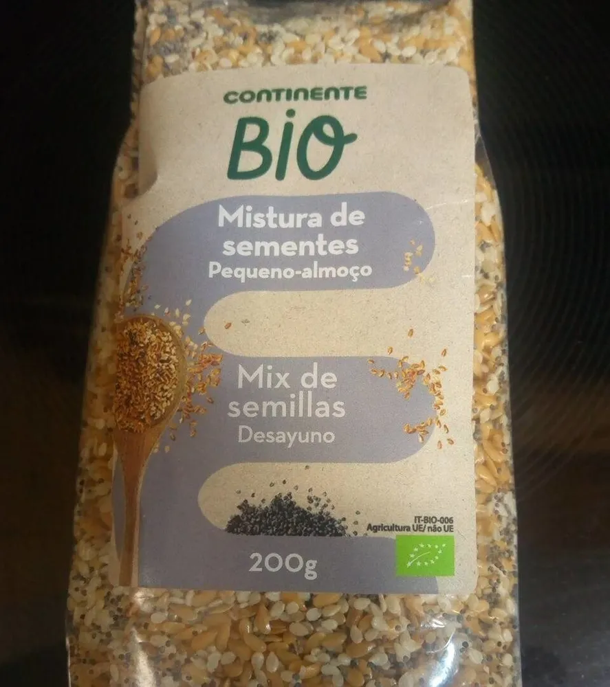 Mistura de sementes, Pequeno-almoço