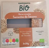 Barras crocantes Sementes de Sésamo