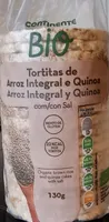 Tortitas de Arroz Integral e Quinoa com Sal