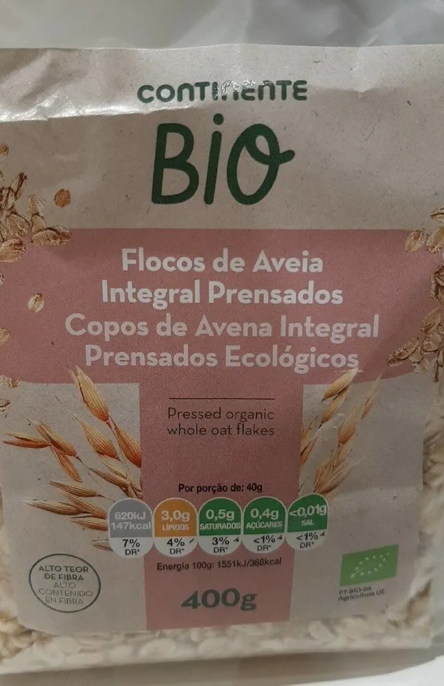 Flocos de Aveia Integral Prensados