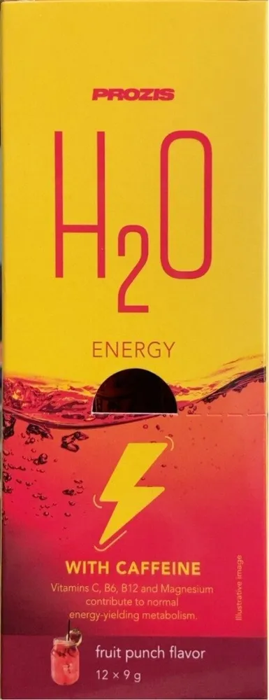 H2O Energy Fruit punch flavor