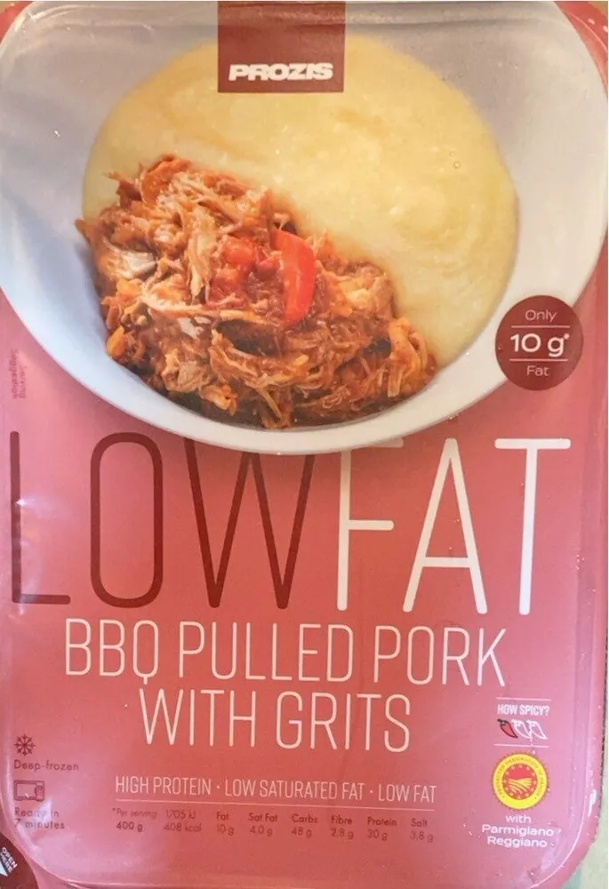 BBQ PULLED PORK WITH GRITS