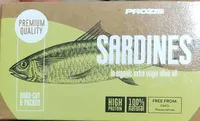 Sardines in organic extra virgin olive oil