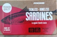 Sardines in organic tomato sauce