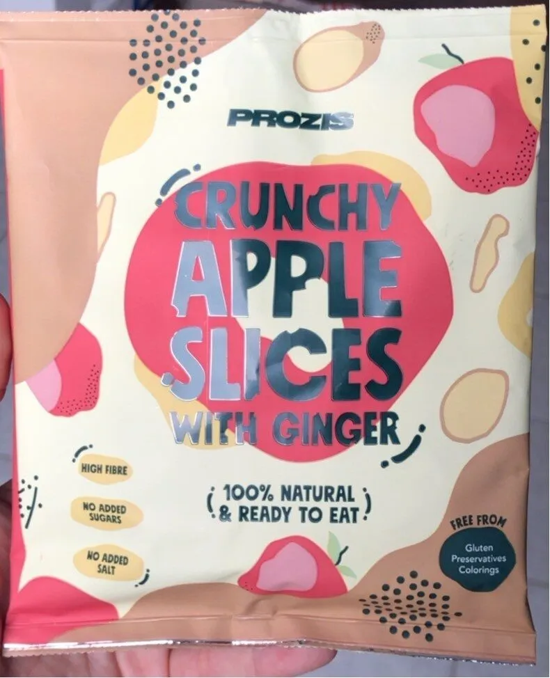 Crunchy Apple Slices with ginger