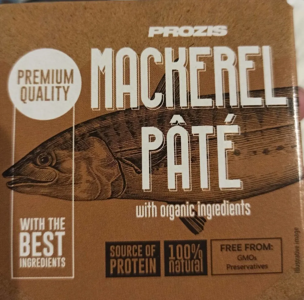 Mackerel Pâté with organic ingredients