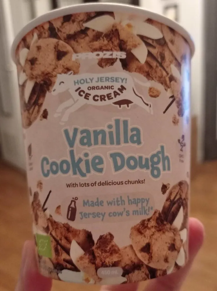 Gelado biologico Vanilla Cookie Dough