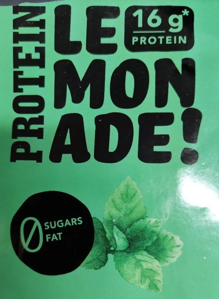 Limonada proteíca de menta