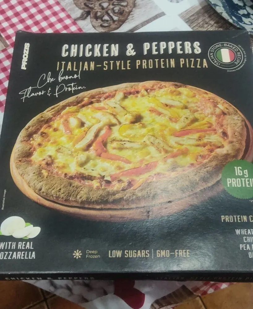 Italian-style protein pizza