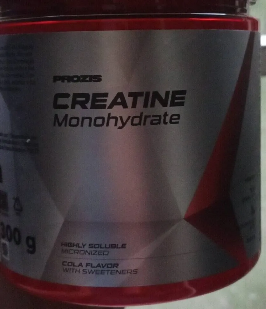 Creatine Monohydrate Cola Flavor with Sweeteners