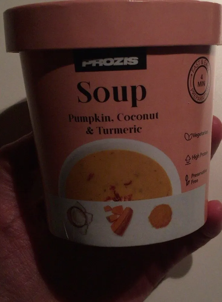 Soup pumpkin coconut and turmeric