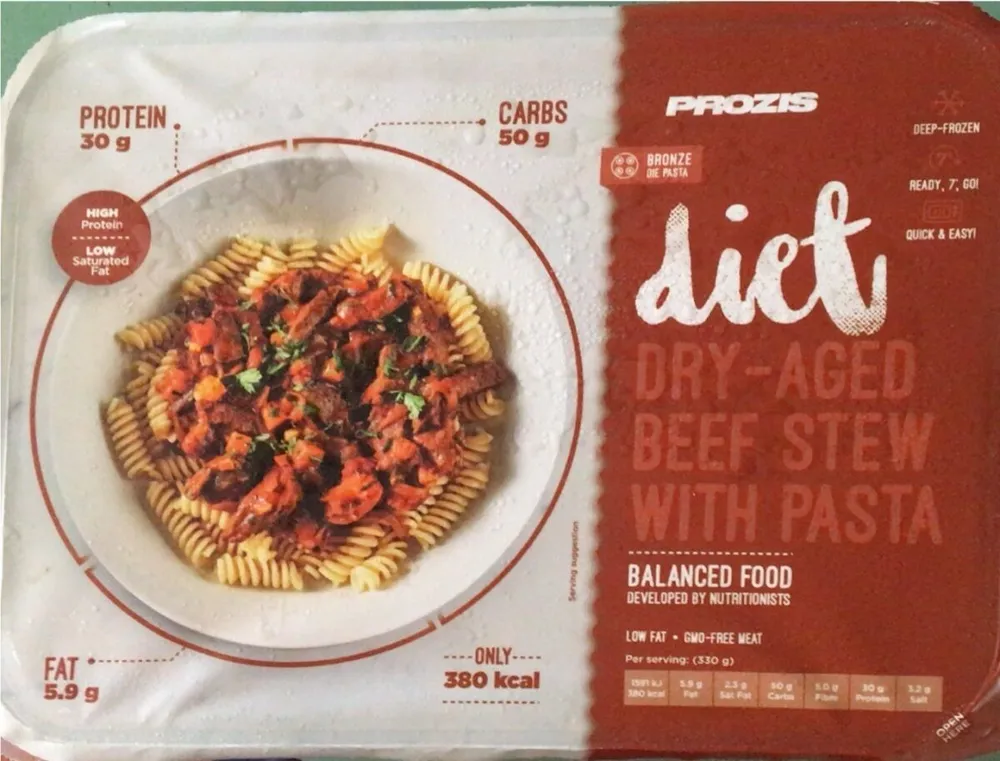 Beef with pasta
