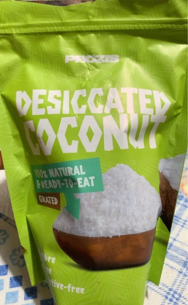 Desiccated coconut