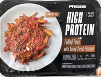 High Protein Pulled Pork with Baked Sweet Potatoes